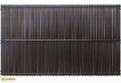 Lamelles D’occultation Pour Grillage Rigide H. 123 Cm – Lot De 42 9 Lamelles D’occultation Pour Grillage Rigide H. 123 Cm – Lot De 42 -Promos Grillet Jardin Boutique arriere panneau lamelle occultation grillage rigide marron