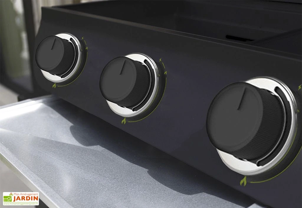 Barbecue Au Gaz à Poser En Métal – 3 Brûleurs 4 Barbecue Au Gaz à Poser En Métal – 3 Brûleurs – Image 4