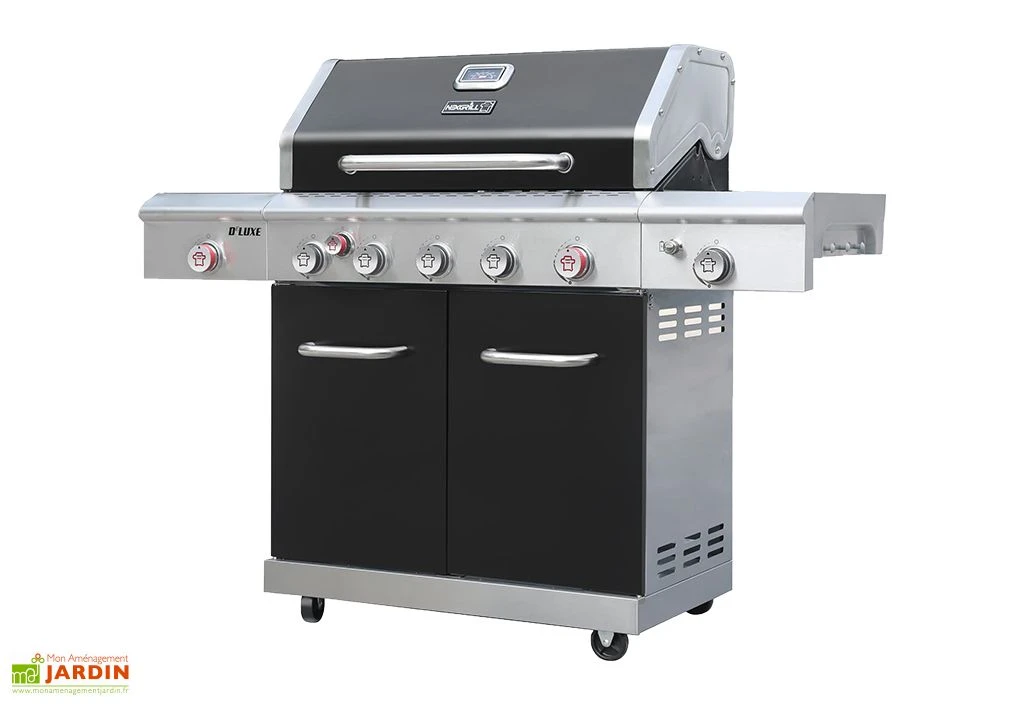 Barbecue Au Gaz De Luxe – 5 Brûleurs, 2 Brûleur Latéral Et 1 Brûleur Arrière 2 Barbecue Au Gaz De Luxe – 5 Brûleurs, 2 Brûleur Latéral Et 1 Brûleur Arrière – Image 2