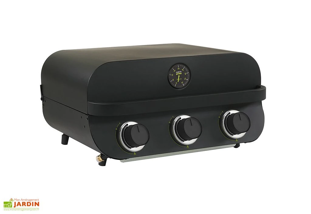 Barbecue Au Gaz à Poser En Métal – 3 Brûleurs 1 Barbecue Au Gaz à Poser En Métal – 3 Brûleurs
