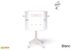 Barbecue Au Charbon De Bois En Fonte D’aluminium - Marcel -Promos Grillet Jardin Boutique barbecue charbon de bois blanc