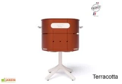 Barbecue Au Charbon De Bois En Fonte D’aluminium - Marcel -Promos Grillet Jardin Boutique barbecue charbon de bois terracotta