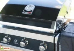 Barbecue Gaz Encastrable Acier Noir Premium G3 Built-In -Promos Grillet Jardin Boutique barbecue gaz grandhall premium encastrable g3 3
