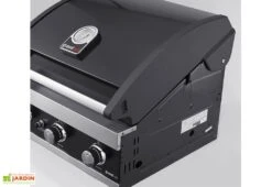 Barbecue Gaz Encastrable Acier Noir Premium G3 Built-In -Promos Grillet Jardin Boutique barbecue gaz grandhall premium encastrable g3 5