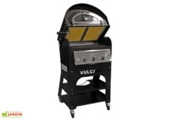 Four Multifonction Barbecue Gaz 5 Brûleurs - Vulcano 3 Premium -Promos Grillet Jardin Boutique barbecue gaz vulcano 3 premium convertible four exterieur