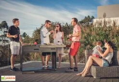 Barbecue Métal GOB01 -Promos Grillet Jardin Boutique barbecue metal gob01 avec plateau mobile