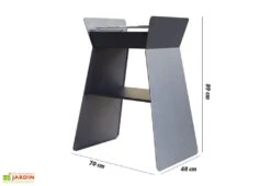 Barbecue Métal GRIB01 -Promos Grillet Jardin Boutique barbecue metal peint grib01