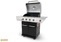 Barbecue Au Gaz En Acier Evolution – 4 Brûleurs Et 1 Brûleur Latéral
