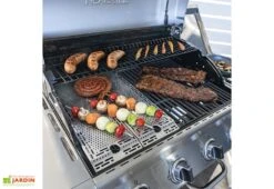 Barbecue Au Gaz En Acier Evolution – 4 Brûleurs Et 1 Brûleur Latéral -Promos Grillet Jardin Boutique barbecue au gaz sur chariot 1