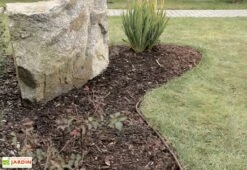 Bordures De Jardin En Polyéthylène - Smart 5 Bordures De Jardin En Polyéthylène - Smart -Promos Grillet Jardin Boutique bordure jardin polyethylene smart marron