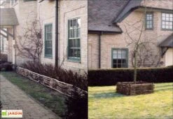 Bordures En Noisetier Tressage Horizontal Hampton 115x30cm (Lot De 4) 5 Bordures En Noisetier Tressage Horizontal Hampton 115x30cm (Lot De 4) -Promos Grillet Jardin Boutique bordures noisetier hampton 1