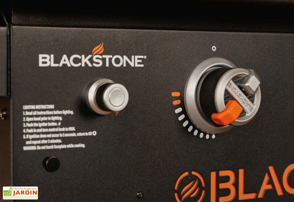 Plancha à Gaz 2 Brûleurs 34 KW Blackstone 28’’ + Couvercle 3 Plancha à Gaz 2 Brûleurs 34 KW Blackstone 28’’ + Couvercle – Image 3