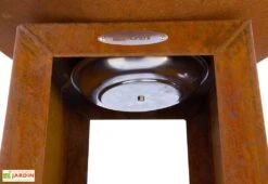 Braséro Barbecue En Acier Et Inox Avec Bûcher Ø82 Cm – Carus M -Promos Grillet Jardin Boutique brasero acier barbecue grille cuisson remundi carus m 1