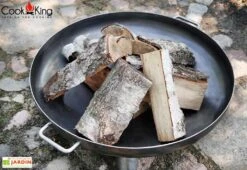 Braséro En Acier Bali + Grille De Cuisson (plusieurs Dimensions) -Promos Grillet Jardin Boutique brasero acier noir brut bali grille cuisson 4 1