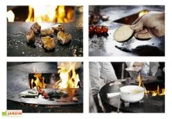 Brasero Plancha En Acier HighBoy Ø 80 Cm -Promos Grillet Jardin Boutique brasero plancha acier highboy 80 cm 3