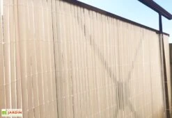 Brise-Vue En PVC Canisse Rouleau 3 X 1,5 M – Pls Coloris -Promos Grillet Jardin Boutique brise vue pvc blanc detail pose garde corps 1