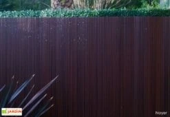 Brise-vue En PVC Canisse Double Face 1,80 X 2,50 M -Promos Grillet Jardin Boutique brise vue pvc noyer 2