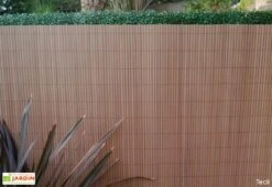 Brise-vue En PVC Canisse Double Face 1,80 X 2,50 M -Promos Grillet Jardin Boutique brise vue pvc teck 2