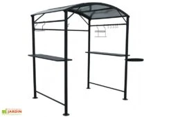 Carport Abri Pour Barbecue Acier Galvanisé Et époxy 2,5 X 1,35 M