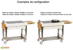 Chariot Pour Cuisine Extérieure Aluminium Et Teck ServeBoy Duo 8 Chariot Pour Cuisine Extérieure Aluminium Et Teck ServeBoy Duo -Promos Grillet Jardin Boutique chariot teck aluminium cuisine exterieure indu plus servboy duo 4