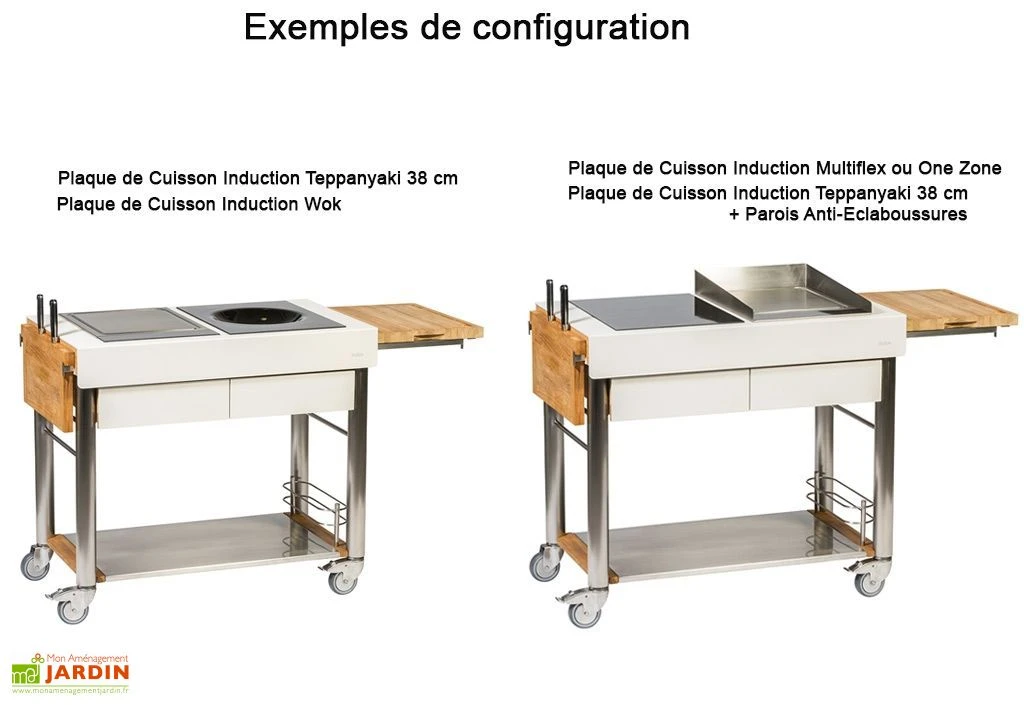 Chariot Pour Cuisine Extérieure Aluminium Et Teck ServeBoy Duo 4 Chariot Pour Cuisine Extérieure Aluminium Et Teck ServeBoy Duo – Image 4