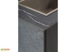 Cuisine Extérieure Professionnelle à 4 Modules GREY CANA Style + Housse -Promos Grillet Jardin Boutique cuisine exterieure grise en ceramique avec 4 modules cana style avec housse offerte cana concept 3