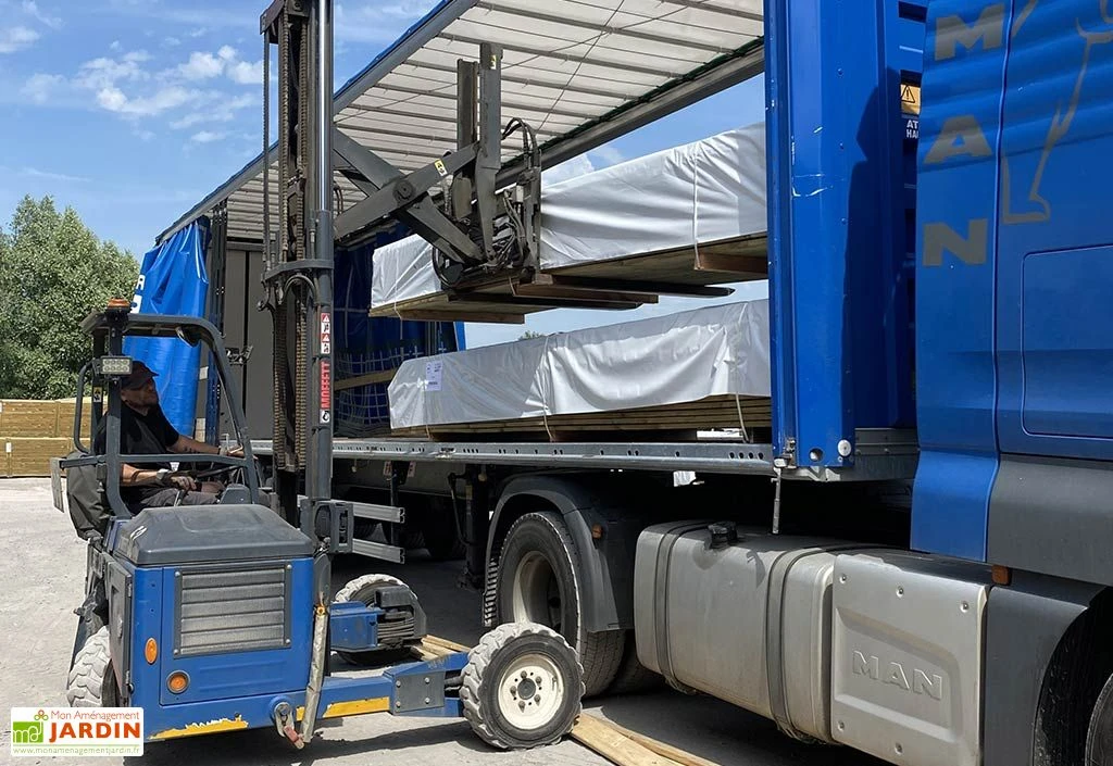 Kit Lames De Terrasse En Bois De Pin Traité 60 M² + Visserie 5 Kit Lames De Terrasse En Bois De Pin Traité 60 M² + Visserie – Image 5