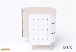 Desserte Extérieure En Aluminium Pour Le Barbecue Lulu Et Marcel -Promos Grillet Jardin Boutique desserte barbecue blanche