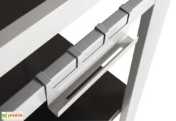 Desserte En Acier Epoxy Média M - L 90 X L 65 X H 80 Cm 9 Desserte En Acier Epoxy Média M - L 90 X L 65 X H 80 Cm -Promos Grillet Jardin Boutique desserte media m cook in garden 5