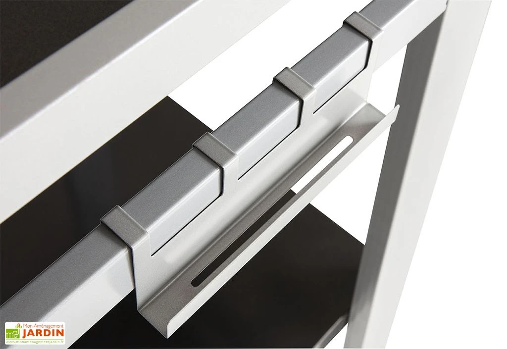 Desserte En Acier Epoxy Média M - L 90 X L 65 X H 80 Cm 4 Desserte En Acier Epoxy Média M - L 90 X L 65 X H 80 Cm – Image 4