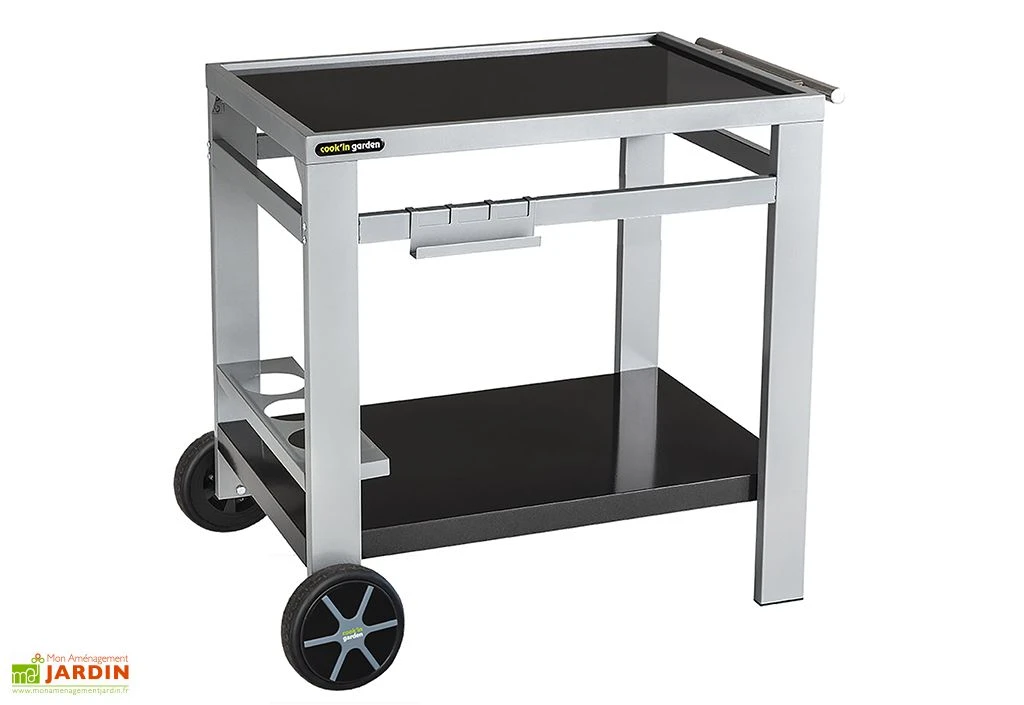 Desserte En Acier Epoxy Média M - L 90 X L 65 X H 80 Cm 1 Desserte En Acier Epoxy Média M - L 90 X L 65 X H 80 Cm