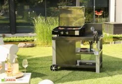 Desserte Extérieure En Acier époxy Nova 110 – L 122 X L 65 X H 105 Cm -Promos Grillet Jardin Boutique desserte nova 110 0