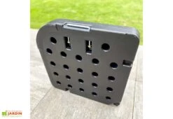 Dalles Pour Parasol En Plastique à Lester (Lot De 4) -Promos Grillet Jardin Boutique dessous dalles parasol noir