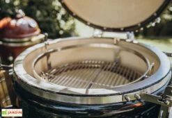 Barbecue Kamado En Céramique Monolith Classic + Chariot -Promos Grillet Jardin Boutique details barbecue kamado ceramique monolith classic chariot