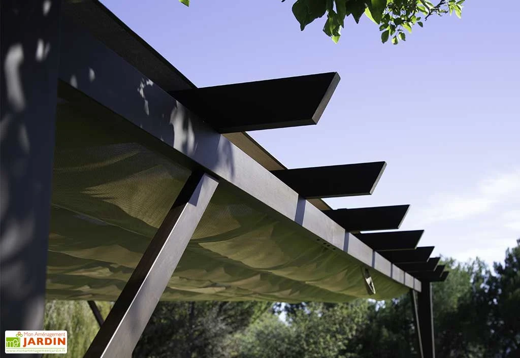 Paragon Pergola En Aluminium Effet Bois Modena 17,94 M² 2 Paragon Pergola En Aluminium Effet Bois Modena 17,94 M² – Image 2