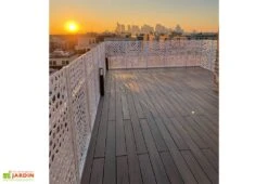 Lames De Terrasse En Composite Alvéolaires Et Réversibles 25 M² 11 Lames De Terrasse En Composite Alvéolaires Et Réversibles 25 M² -Promos Grillet Jardin Boutique exterieur terrasse coucher soleil