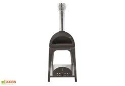 Four à Bois Extérieur En Inox Perla 66 X 68 Cm + Chariot -Promos Grillet Jardin Boutique four bois chariot perla