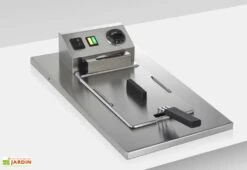 Table De Cuisson Avec Plancha à Gaz En Inox Et Friteuse Oasi 205C -Promos Grillet Jardin Boutique friteuse table cuisson inox