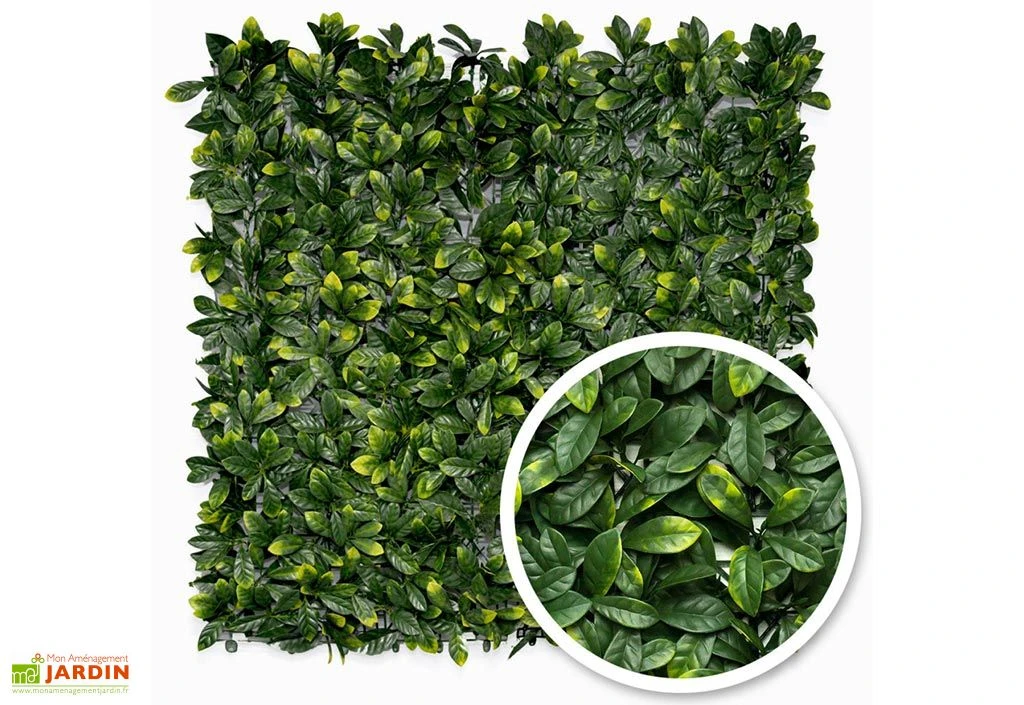 Haie Artificielle Laurier Cerise 1 X 1 M 1 Haie Artificielle Laurier Cerise 1 X 1 M