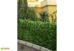 Haie Artificielle Feuilles De Rosier 1x3m -Promos Grillet Jardin Boutique haie artificielle rosier 3