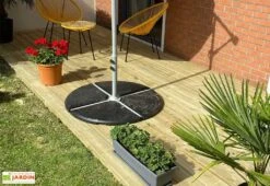 Kit Lames De Terrasse En Bois De Pin Traité 10 M² + Visserie 8 Kit Lames De Terrasse En Bois De Pin Traité 10 M² + Visserie -Promos Grillet Jardin Boutique jardin avec terrasse bois