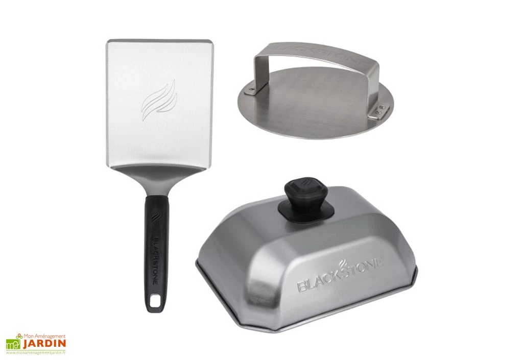 Blackstone Kit Hamburger Pour Plancha – 3 Pièces 1 Blackstone Kit Hamburger Pour Plancha – 3 Pièces
