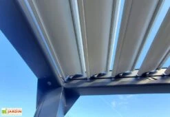 Pergola Bioclimatique Motorisée Aluminium Autoportée – Actual 4 X 3 M -Promos Grillet Jardin Boutique lame pergola