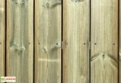 Kit Lames De Terrasse En Bois De Pin Traité 40 M² + Visserie