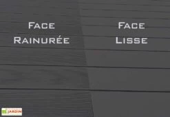 Lames De Terrasse En Composite Pleines Et Réversibles 30 M² -Promos Grillet Jardin Boutique lames terrasse composite reversibles anthracite 3