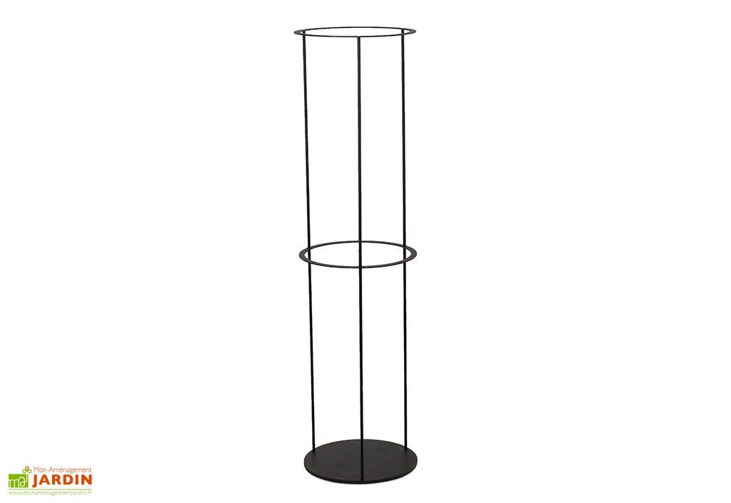 Lampadaire Blanc Sur Secteur Avec Support En Acier Noir 153cm 2 Lampadaire Blanc Sur Secteur Avec Support En Acier Noir 153cm – Image 2