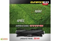 Balayeuse électrique Sans Fil Pour Gazon Synthétique 2 X 20 V 9 Balayeuse électrique Sans Fil Pour Gazon Synthétique 2 X 20 V -Promos Grillet Jardin Boutique nettoyage gazon synthetique balayeuse