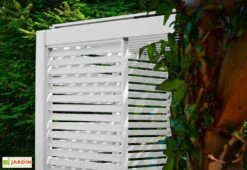 Panneau Latéral Brise-vue En Aluminium Pour Pergola Ombréa 1,2 M -Promos Grillet Jardin Boutique panneau brise vue jardin angle bl