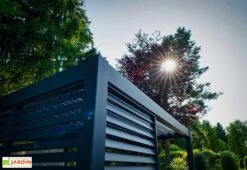 Panneau Brise-vue En Aluminium Pour Pergola Ombréa 1,3 M -Promos Grillet Jardin Boutique panneau brise vue jardin angle 1