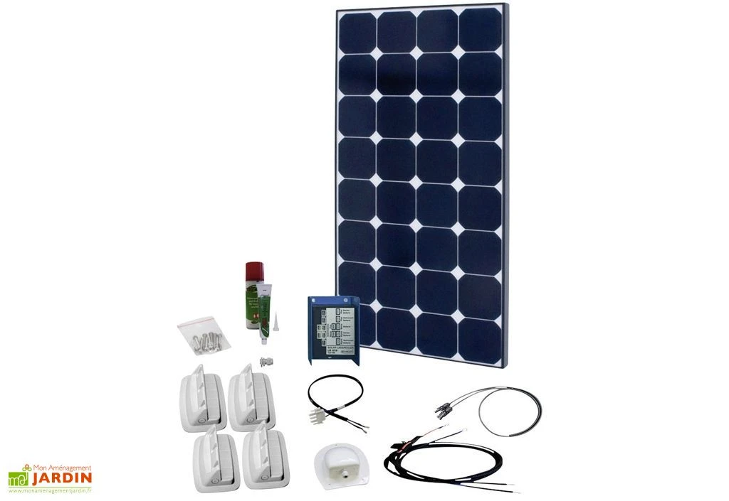 Panneau Solaire De Voyage 100W 12V Kit Solar Peak Five 4.0 1 Panneau Solaire De Voyage 100W 12V Kit Solar Peak Five 4.0